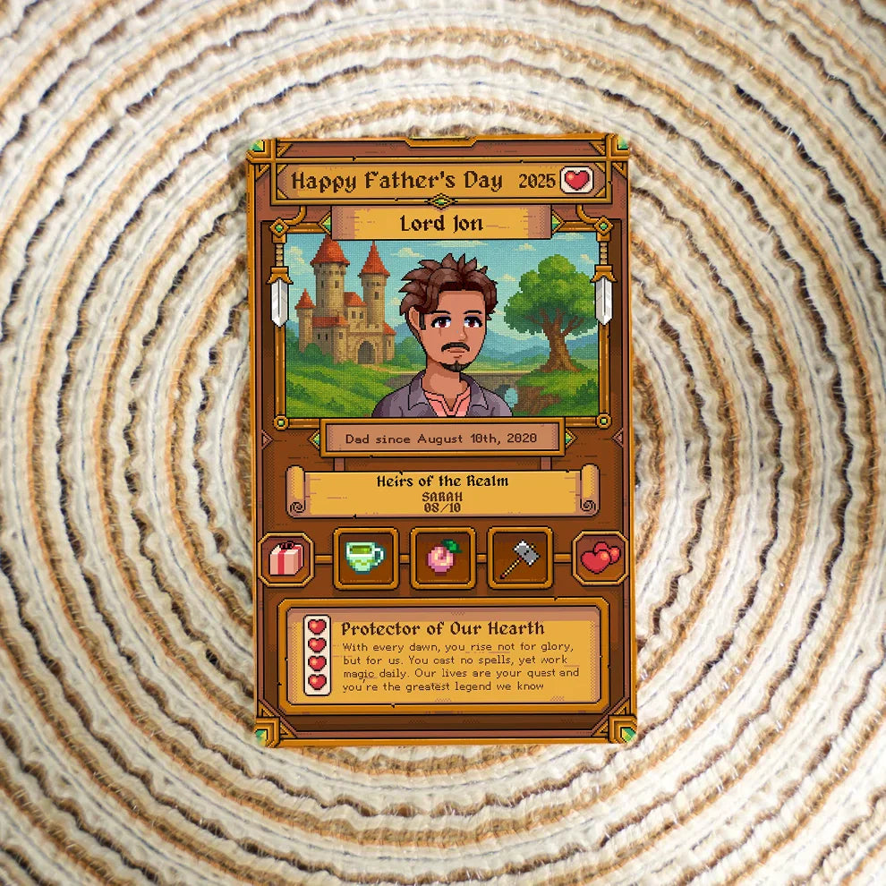 The Fantasy Gamer - Custom Metal Card