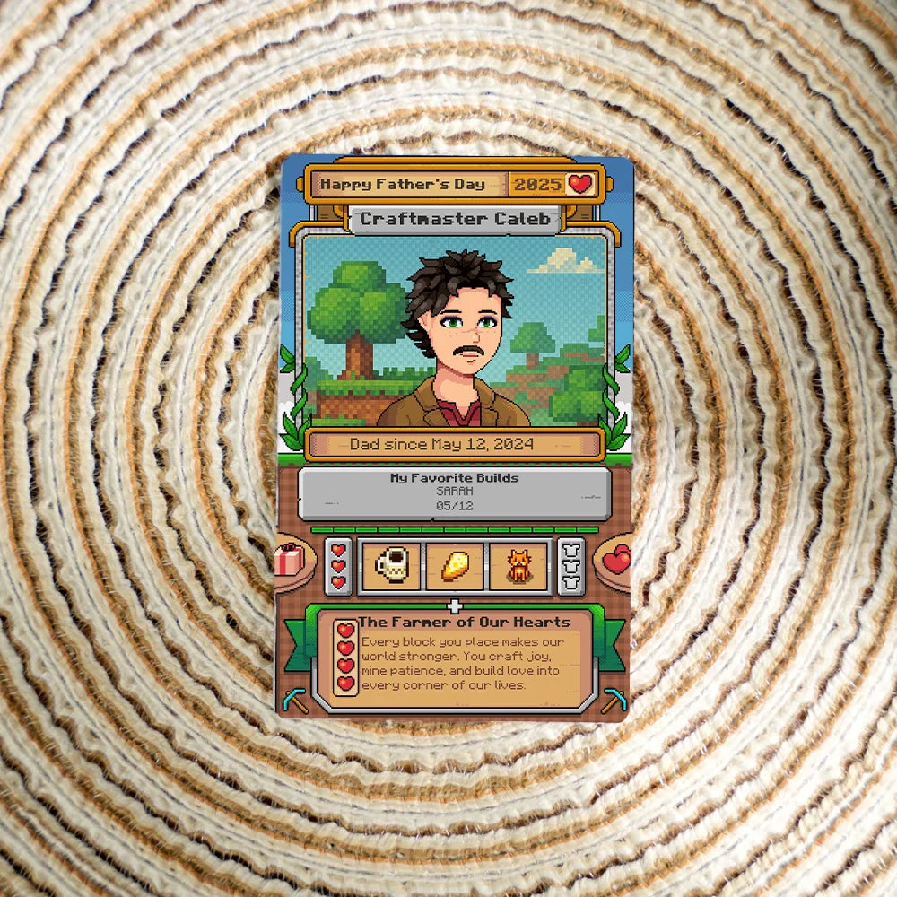 The Builder Gamer - Custom Metal Card