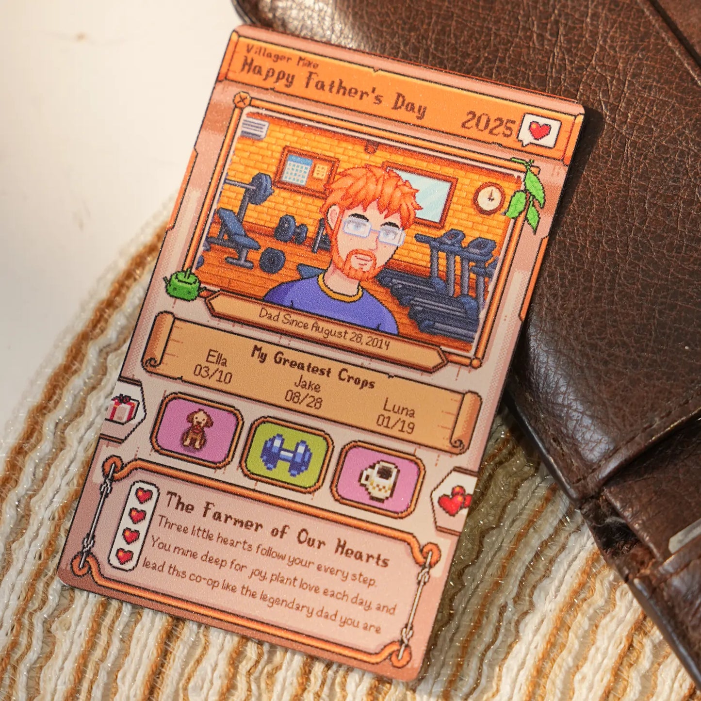 The Farmer Gamer Metal Card