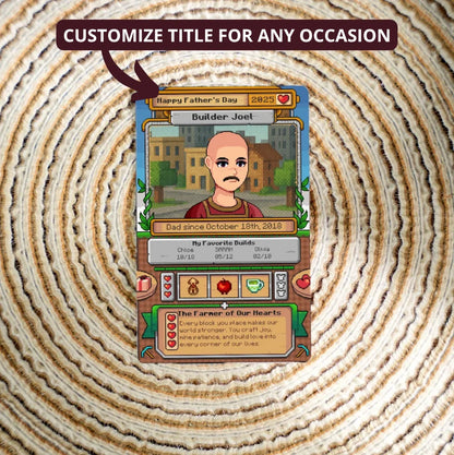 The Builder Gamer - Custom Metal Card