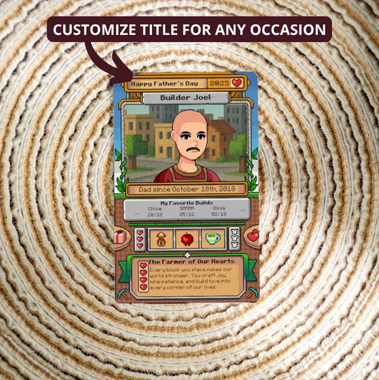The Builder Gamer - Custom Metal Card