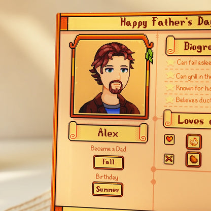 Custom Profile Acrylic Plaque