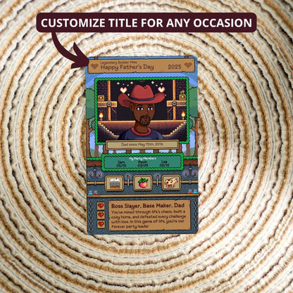 The Adventurer Gamer - Custom Metal Card