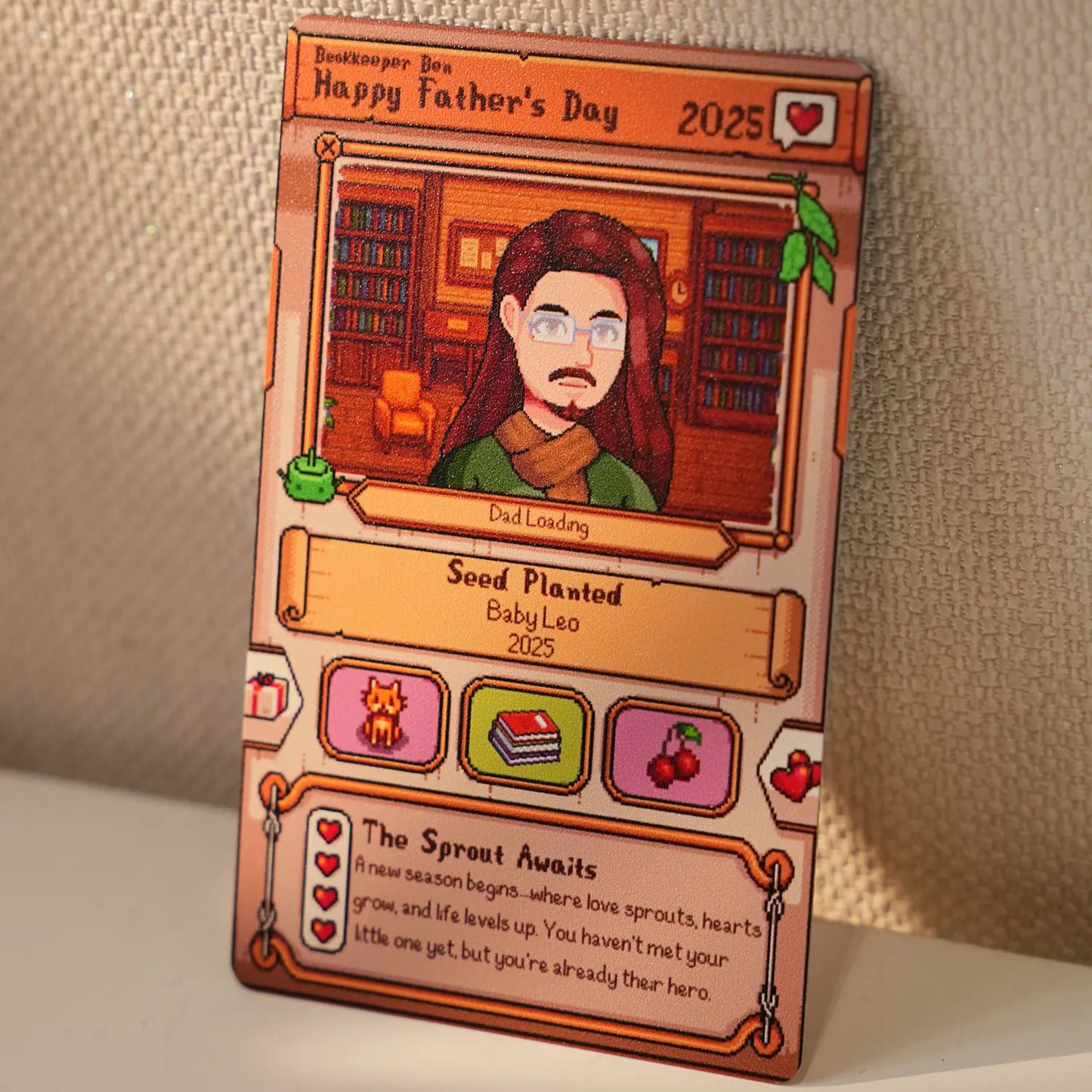 The Farmer Gamer Metal Card