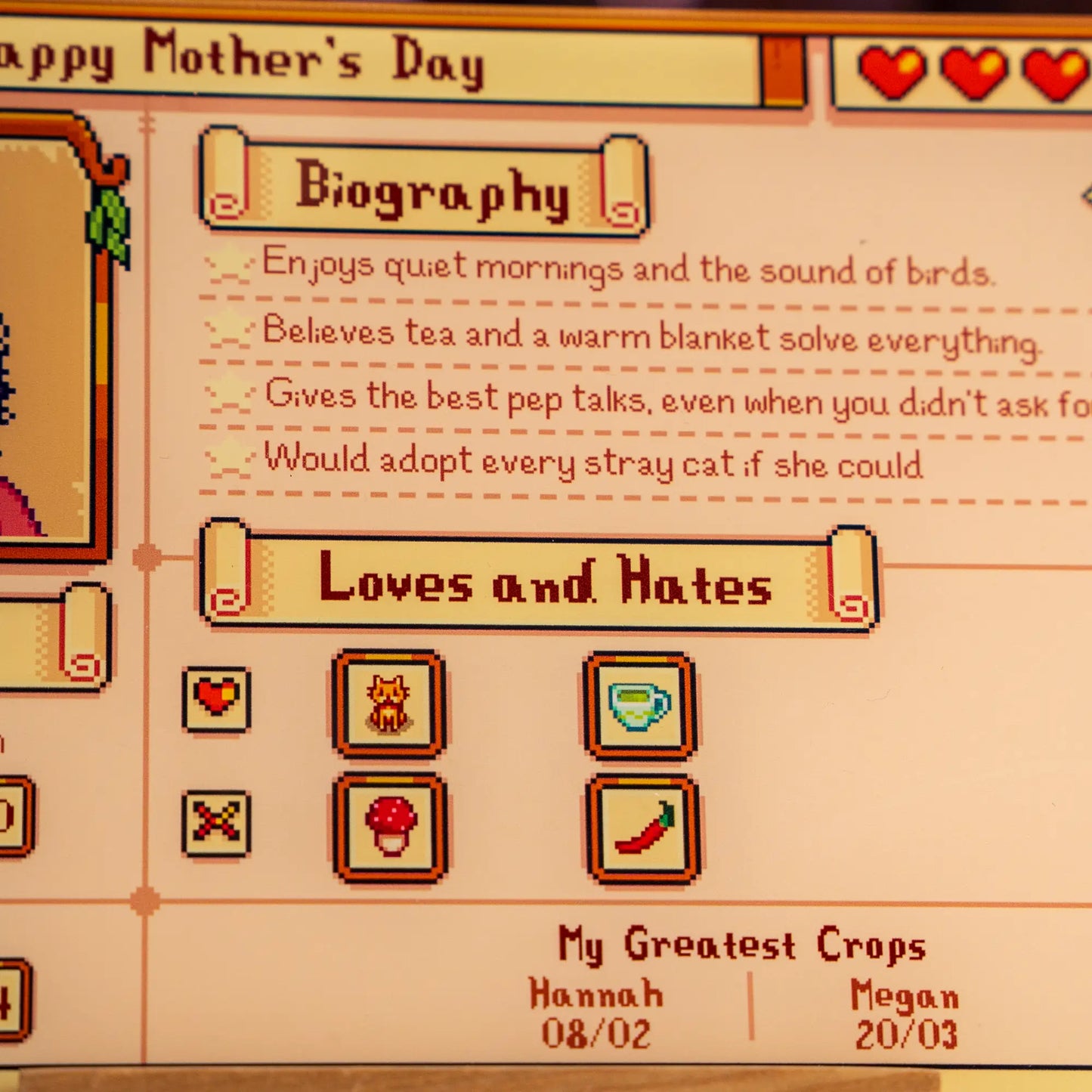 Custom Profile Acrylic Plaque