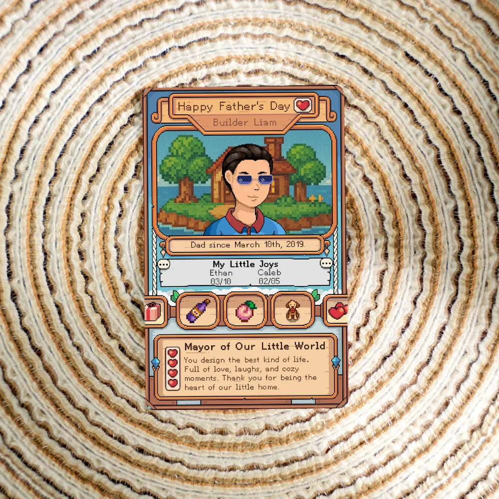 The Cozy Gamer - Custom Metal Card