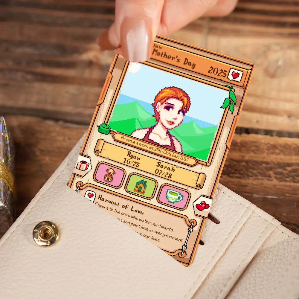 Custom Mother's Day Metal Card