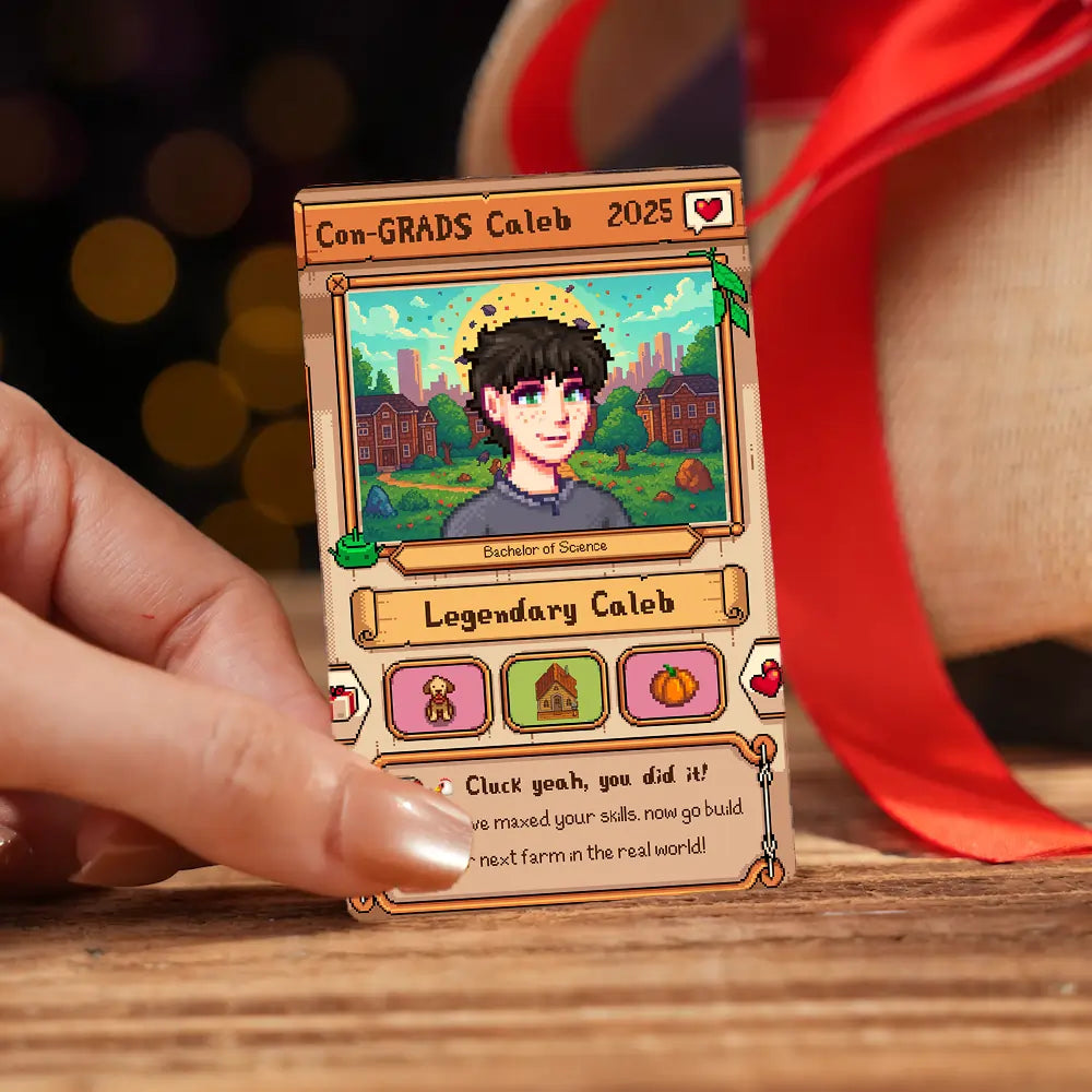 Custom Graduation Metal Card